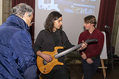 V.J. Manzo performing his Parker Fly after Ken Parker's lecture at EGIL