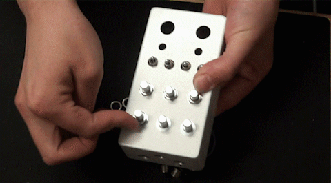 Add mounting hardware (nuts and washers) to Pots and Toggles to secure PCBA in place